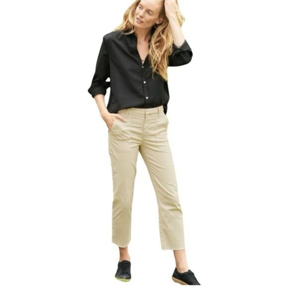 Frank & Eileen Blackstone Crop Utility Pants Size 4 –...